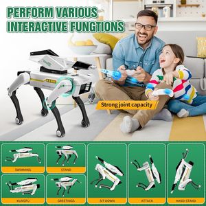 Cane <span class=keywords><strong>Robot</strong></span> Interattivo Dingdongwu, Giocattolo STEM con Controllo Vocale e Programmazione APP, Oltre 30 <span class=keywords><strong>Azioni</strong></span>, Design in Metallo Resistente, per Bambini dai 6 Anni in su - Product Image 4