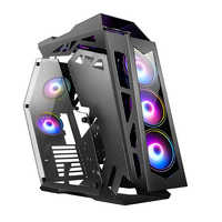 Gran caja de Pc EATX, caja de computadora, vidrio enorme para accesorios de Pc, piezas y accesorios de computadora de escritorio, carcasa de plástico en stock