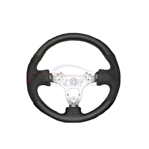 Support de commande en fibre de carbone et <span class=keywords><strong>volant</strong></span> en cuir pour Nissan GTR R34 R35 R36 - Product Image 4