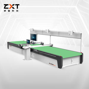 เครื่องตัดดิจิตอลอัตโนมัติแบบแบนพร้อมมอเตอร์และปั๊ม พร้อมกล้องสำหรับหนังแท้ กระเป๋าถือ รองเท้า และอุปกรณ์เสริม - Product Image 1