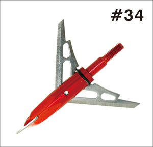 Punta <span class=keywords><strong>de</strong></span> <span class=keywords><strong>Caza</strong></span> Mecánica <span class=keywords><strong>de</strong></span> 2 Cuchillas Expandible, Punta <span class=keywords><strong>de</strong></span> <span class=keywords><strong>Caza</strong></span> Mecánica con Cuchilla Reemplazable para <span class=keywords><strong>Caza</strong></span> con Arco - Product Image 2