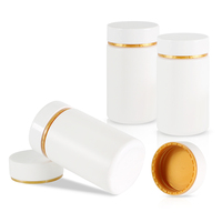 50ml 100ml en plastique HDPE pilule Capsule supplément protéine poudre conteneur construire pot de muscle