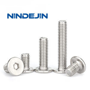 Stainless Steel 304 Ultra-Thin Head Bolt M2-M12 Allen Bolt with Hex Socket <b>Plain</b> <b>Cap</b> Screw to Standard - Product Image 6