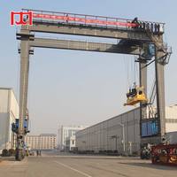 Grue à portique sur pneus pour manutention de conteneurs portuaires, grue RTG pour conteneurs de 40, 50 et 25 pieds avec écarteur ZPMC