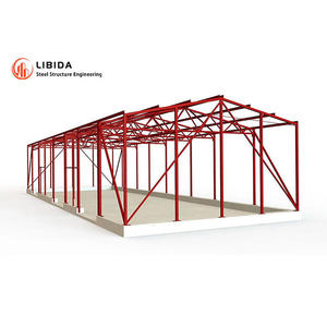 Structure en acier préfabriquée prête à l'emploi, charpente en acier préfabriquée, entrepôts en acier préfabriqués - Product Image 5