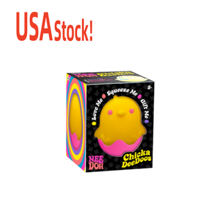 Jouets promotionnels d'anniversaire en plastique souple de haute qualité, 4 couleurs, super solides, en stock aux États-Unis, Needoh Chicha Deedos - Product Image 1
