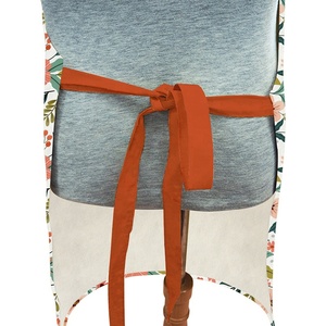 Tùy Chỉnh Thiết Kế Mới Hoa In Mô Hình <span class=keywords><strong>Polyester</strong></span> Bông Đầu Bếp Nấu Ăn Tạp Dề Và Nhà Bếp Khăn Lò Găng Tay Và Nồi Chủ Thiết Lập - Product Image 3