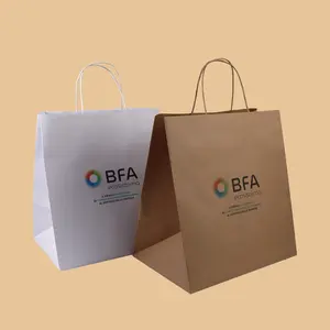 Shopper in Carta Kraft per Alimenti Personalizzata per Merchandising - Product Image 1