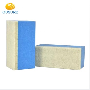 Accessoires de voiture Bloc <span class=keywords><strong>enduit</strong></span> de feutre de laine Finition en verre Placage Bloc d'<span class=keywords><strong>éponge</strong></span> en cristal <span class=keywords><strong>Éponge</strong></span> d'élimination du film d'huile en feutre de laine - Product Image 1