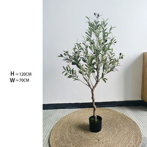 <span class=keywords><strong>L</strong></span>-006Hot di ulivo artificiale casa soggiorno interno a pavimento grande pianta pianta in vaso decorazione finestra albero di ulivo - Product Image 6