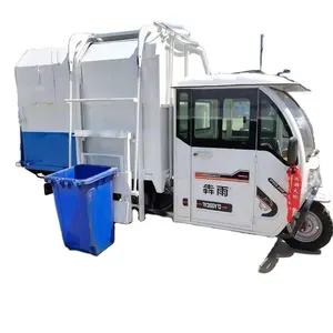 4 Cubic Meter Small Electric Garbage Truck Suitable For Home Use Convenient And Fast