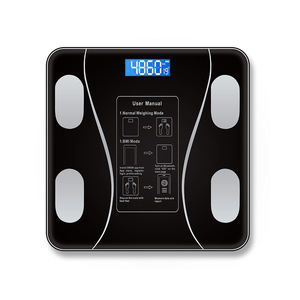 Pèse-personne intelligent avec analyse de la composition corporelle, écran LCD, connectivité Bluetooth, capacité de 180 kg, utilisation domestique - Product Image 1