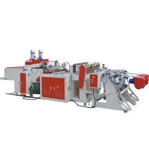 200pcs/min high speed PE BOPP side bottom round sealing punching bag machine cutting plastic OPP bag making machine manufacturer