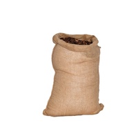Sac en jute écologique personnalisé avec logo imprimé, idéal pour le café, les cadeaux de Noël, avec cordon de serrage en coton marron, taille personnalisée, impression numérique