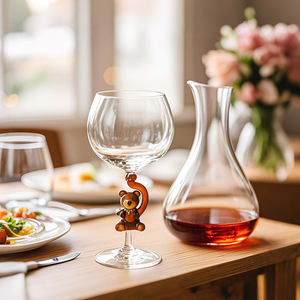 Samlife-BL24133 en gros verre à cocktail à haute teneur en borosilicate verres à ballon <span class=keywords><strong>Gin</strong></span> & Tonic personnalisés avec tige d'ours - Product Image 3