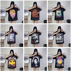 T-shirt Hell and Stars 1.1 Estate 2026 Stampa Lettere Vestibilità Ampia Traspirante 260g Uomo Donna Con NFC - Product Image 3