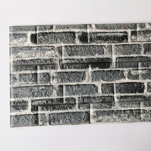 Autocollants muraux modernes personnalisés imperméables et résistants à la fumée en PE, décoration murale pour la maison, autocollants en mousse 3D imitation brique, articles ménagers - Product Image 5