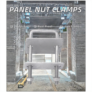 Iron Galvanized <b>Framed</b> Nut End <b>Clamps</b> for Mounting (Hobby Use) - Product Image 2