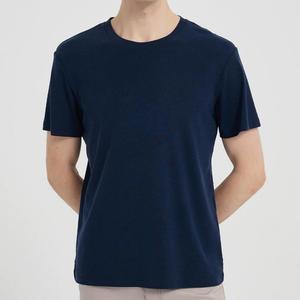 Camiseta de Hombre de Manga Corta de Alta Calidad, Estilo Clásico, Tejido de Punto Liso, <span class=keywords><strong>Lana</strong></span> y Lyocell - Product Image 1
