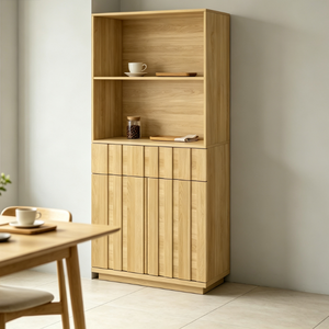 Meuble <span class=keywords><strong>en</strong></span> panneaux de <span class=keywords><strong>bois</strong></span> avec <span class=keywords><strong>étagère</strong></span>s ouvertes, grande capacité, style moderne, <span class=keywords><strong>pour</strong></span> salon, chambre, hôtel, appartement, villa, bar, <span class=keywords><strong>cave</strong></span> <span class=keywords><strong>à</strong></span> <span class=keywords><strong>vin</strong></span> - Product Image 4