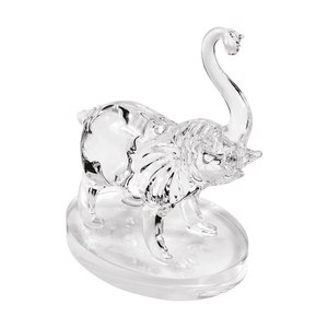 Statuetta e Giocattolo di Natale Elefante in Vetro, Senza Confezione - Product Image 1