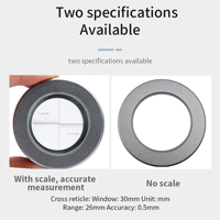 Loupe de conception pliable de charge USB numérique portable avec loupe à échelle LED