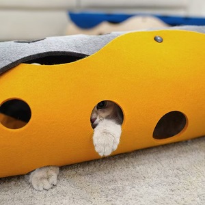 Jouet pour chat, tunnel modulaire en papier, griffoir-labyrinthe, tunnel d'escalade pour chat, espace combiné pour dormir et jouer, griffoir pour chat - Product Image 4