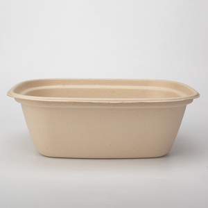 Hot Selling Biologisch Afbreekbaar Gratis Monster Bagasse Bord Bagasse Soep Slakom Voedselcontainer Suikerriet Bagasse Kom