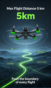 Mini-hélicoptère RC pliable avec caméra 4K HD, double antenne portable et quadro numérique FPV - Product Image 6