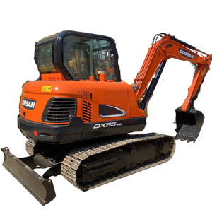 Venta caliente usado Doosan DX55 Mini excavadora precio bajo equipo hidráulico Core Motor construcción Stock DX60 DX75 - Product Image 1