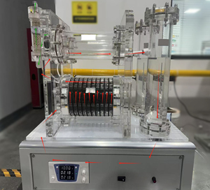 透明円形電解槽教育模型 - Product Image 5