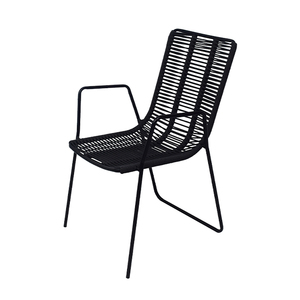 Prix usine écologique tissé à la main sûr et confortable chaise d'extérieur jardin patio restaurant hôtel chaise en rotin - Product Image 5