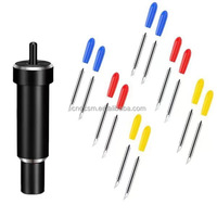 Cuchilla y soporte tipo negro Roland de alto rendimiento para plotter de corte Superficie pulida OEM Precio de fabricación personalizable