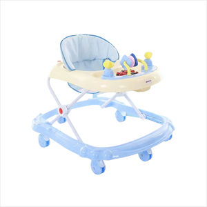Girello Multifunzionale Regolabile per Bambini con Giocattoli, Ruote e Sedile Anti-Ribaltamento, Girello Rotante - Product Image 1