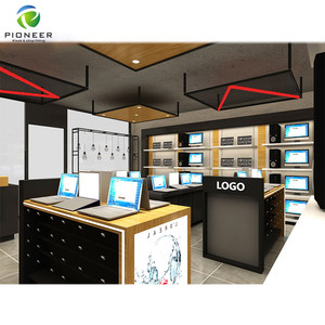 Pioneer Retail Wood Store Display Rack Shelf for Laptop Computer <strong>Showroom</strong> Design - Product Image 5