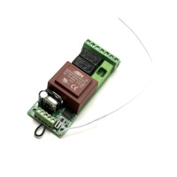 Controlador Universal 110/220V, Receptor de 2 Canales, Placa PCB Tubular, 433mhz