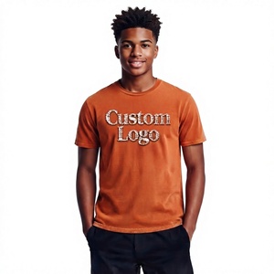 Hot Custom <b>Polyester</b> Cotton Blend T-shirts for Men Printing Brand Men's T-shirts High Quality Graphic <b>Tshirts</b> unisex street wear - Product Image 1