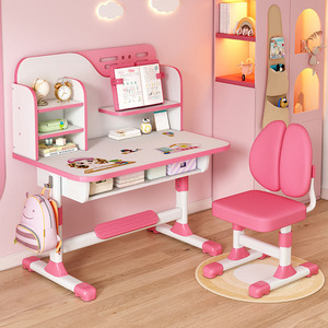 Proveedor profesional, muebles seguros para el hogar, juego de mesa y silla de estudio para niños y estudiantes, <span class=keywords><strong>escritorio</strong></span> y silla de estudio para niñas - Product Image 5