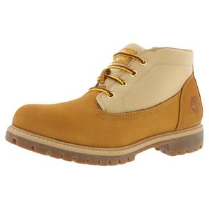 Botas Chukka Impermeables con Cordones en el Tobillo para Hombre, Color Trigo Natural, Nubuck Premium - Product Image 1