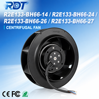 Endüstriyel AC Soğutma Fanı R2E133-BH66-27 230V 133mm 28W 3200RPM Geriye Eğik Blower Kabin Soğutma Yedek Çözümü