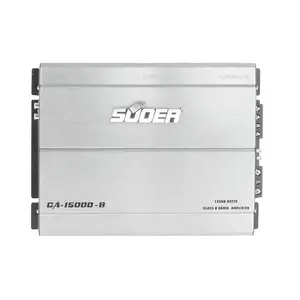 Suoer CA-1500D-B 1500w Audio Subwoofer Auto Amplifier Monoblock Power Ride On 1500w Class D Mono Car Amplifier
