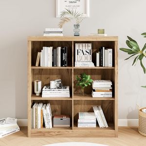 Organizador de 6 cubos, estantería de 53 pulgadas con diseño antivuelco. Estante Resistente que Ofrece un Almacenamiento <span class=keywords><strong>Ordenado</strong></span> para Sala de Estar y Oficina en Casa - Product Image 2