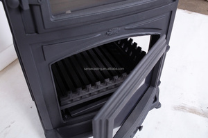 Wood <strong>Fire</strong> Stove Factory Direct Selling Cast Iron Black Freestanding Wooden Fireplace <strong>Fire</strong> <strong>Indoor</strong> Wholesale BSC307 - Product Image 4
