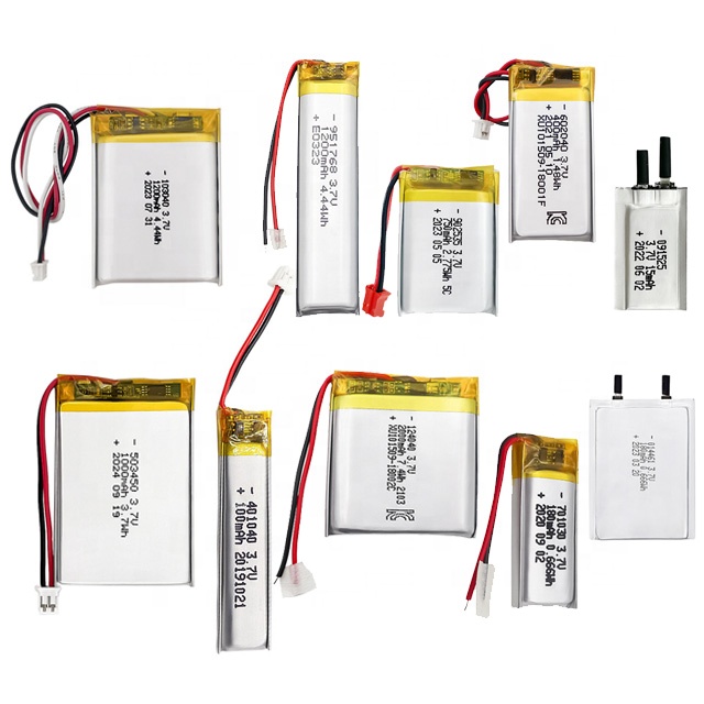 Factory Price Customized Rechargeable Lithium Polymer Battery 3.7v Digital Battery Consumer Electronics Lipo Battery