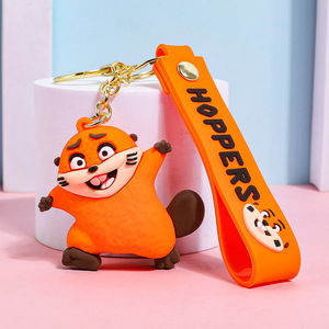 Llavero de Aleación de Goma 3D de la Serie de Películas, Colgante de Plan de Transformación del Castor, de Dibujos Animados y Anime, Multifunción, Regalo Transfronterizo - Product Image 5