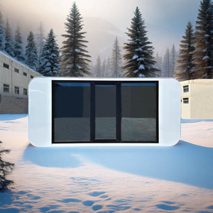 Suihe prefab di động có thể gập lại Popup Pod nhà di động Cấu trúc thép với bánh sandwich Bảng điều khiển văn phòng nhà vệ sinh nhà bếp Sử dụng ngoài trời - Product Image 2