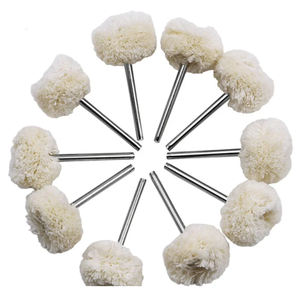 <span class=keywords><strong>Brosse</strong></span> à polir les bijoux, tête de polissage en <span class=keywords><strong>feutre</strong></span> de coton, roue abrasive, tige de 2,35 mm, outil rotatif pour <span class=keywords><strong>perceuse</strong></span>, tête de polissage - Product Image 1