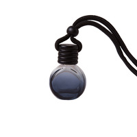 Flacon carré en verre vide de 8 ml et 10 ml avec bouchon à vis à cinq lignes pour parfum, huile essentielle, diffuseur de voiture, décoration aromatique intérieure en bois