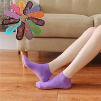 Chaussettes de trampoline personnalisées à logo, très vendues, pour adultes et enfants, usage intérieur/extérieur, antidérapantes, pour l'escalade et la sécurité en extérieur