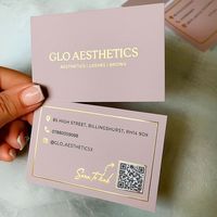 Cartes de visite professionnelles de haute qualité avec dorure UV et gaufrage
